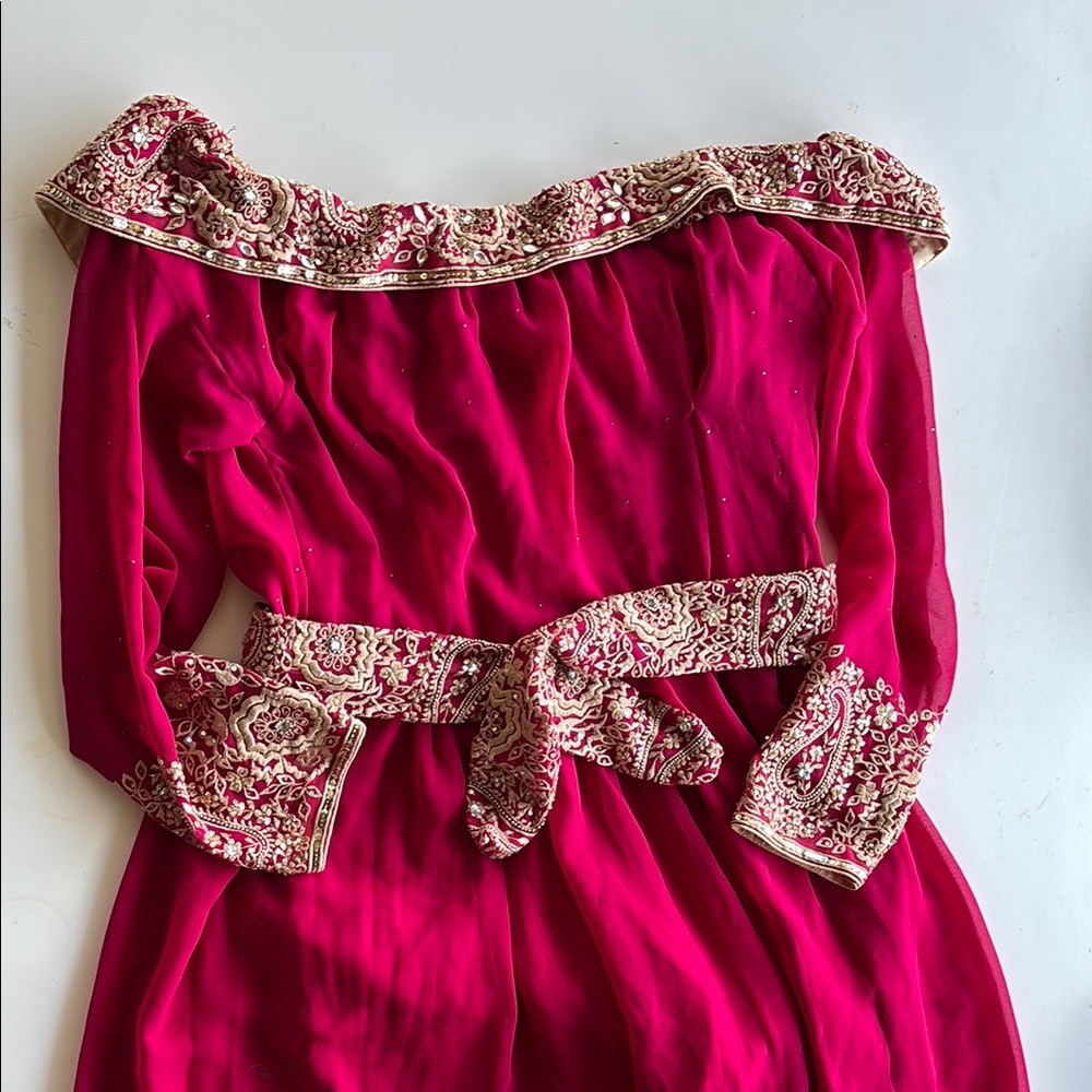 Chic Pink Maxi Dress for Elegant Occasions